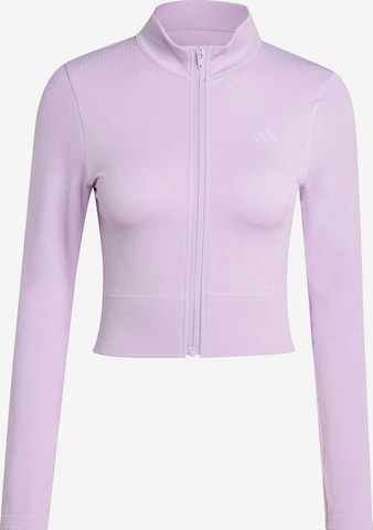 Cardigans de sport 'Essentials' ADIDAS PERFORMANCE en violet : devant