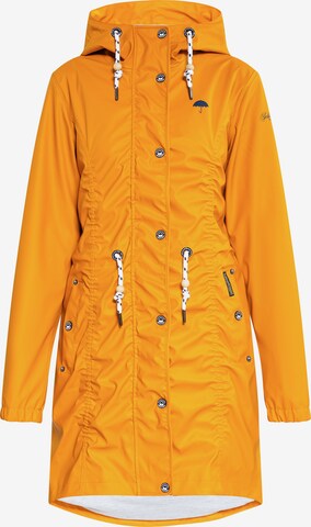 Schmuddelwedda Raincoat in Yellow: front