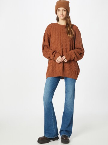 Femme Luxe Sweater 'REEM' in Brown