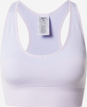 Reebok Bustier Sport bh in Lila: voorkant