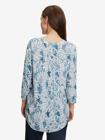 Cartoon Blouse in Blauw