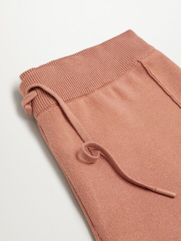 Regular Pantalon 'Lunera' MANGO en marron