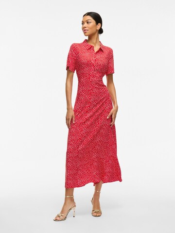 Robe-chemise VILA en rouge