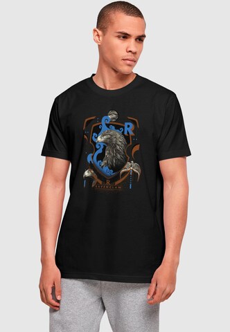 ABSOLUTE CULT Shirt 'Harry Potter - Ravenclaw Shield' in Black: front