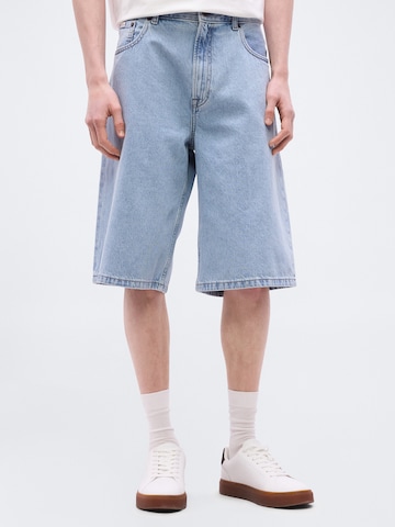 Calvin Klein Jeans Loosefit Jeans i blå: forside