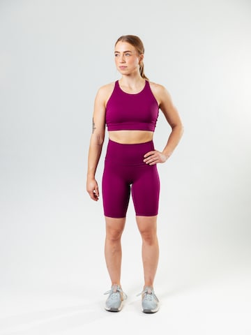 Lifters Slimfit Sporthose in Lila