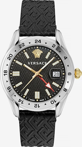 VERSACE Analog Watch in Black: front