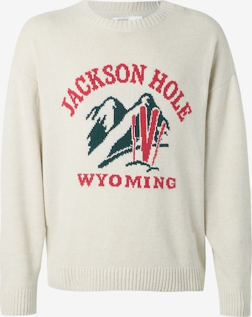 HOLLISTERPulover - bijela boja: prednji dio