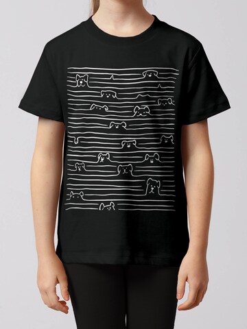T-Shirt 'Doodle Dogs' watabout.kids en noir : devant