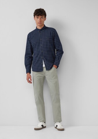 s.Oliver Comfort fit Button Up Shirt in Blue