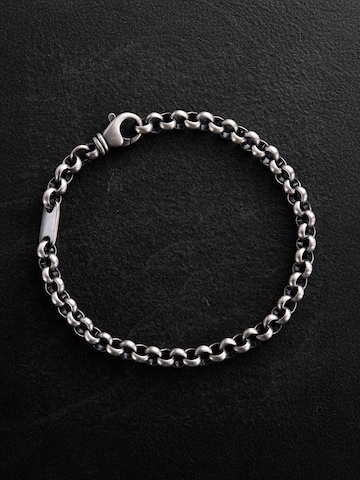 REYTEL - Pulsera 'MUTIG' en plata: frente