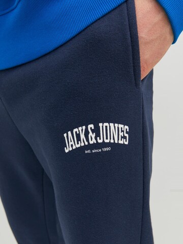 JACK & JONES Tapered Housut 'Kane Josh' värissä sininen