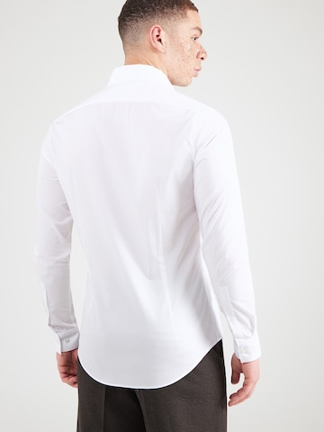 Calvin Klein Slim fit Koszula biznesowa w kolorze biały: tył
