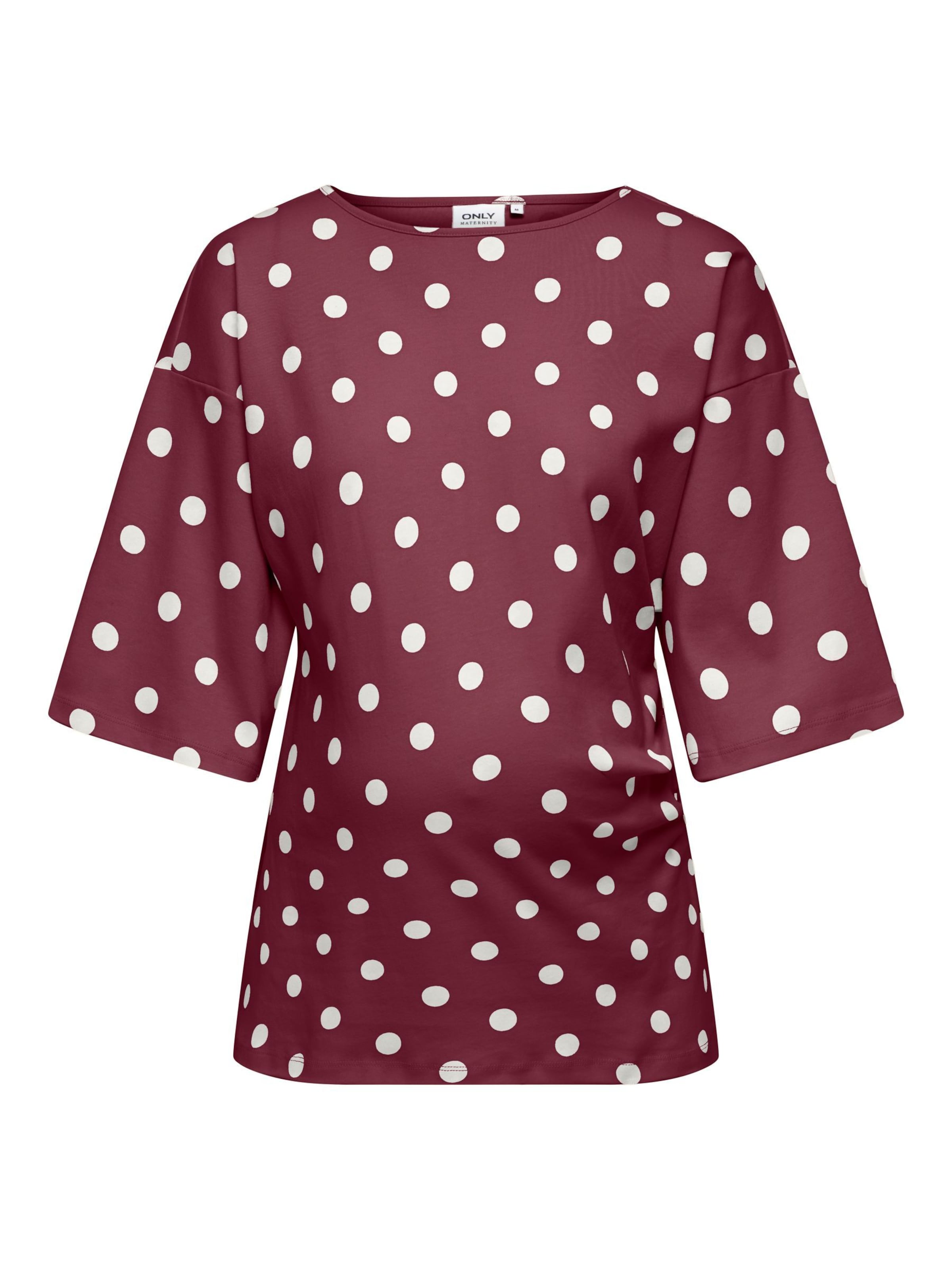 Only Maternity - Camiseta 'OLMLia' en rojo: frente