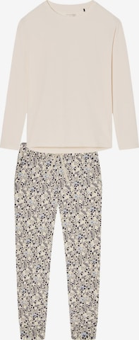 SCHIESSER Pajama 'Mix & Relax' in White: front