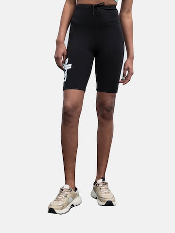 Skinny Leggings 'Honolulu 89' elho en noir : devant