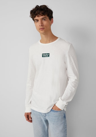 T-Shirt s.Oliver en blanc : devant