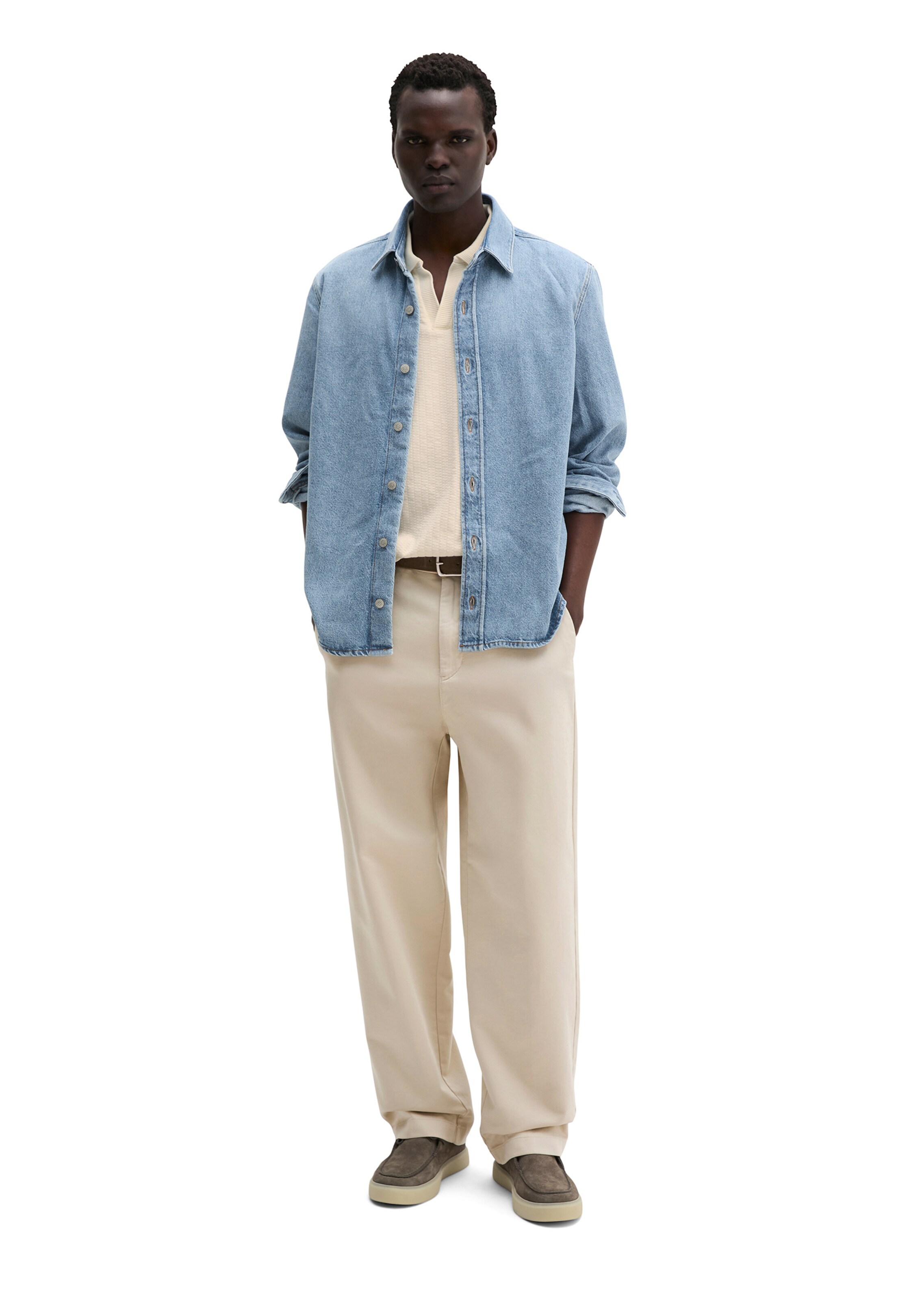 Coupe regular Chemise Marc O'Polo en bleu