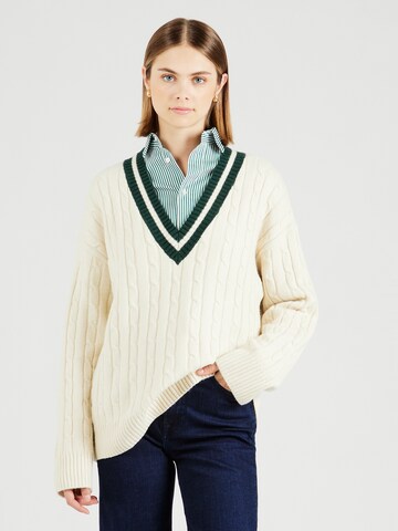 Pull-over GAP en beige : devant