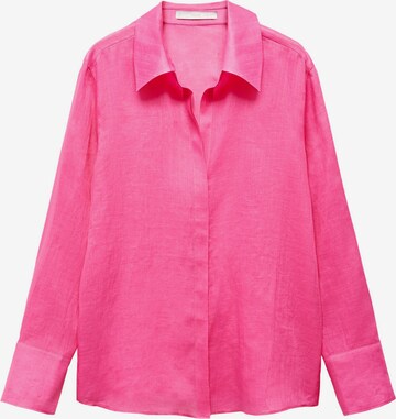 MANGO Blus 'DOYLE' i rosa: framsida