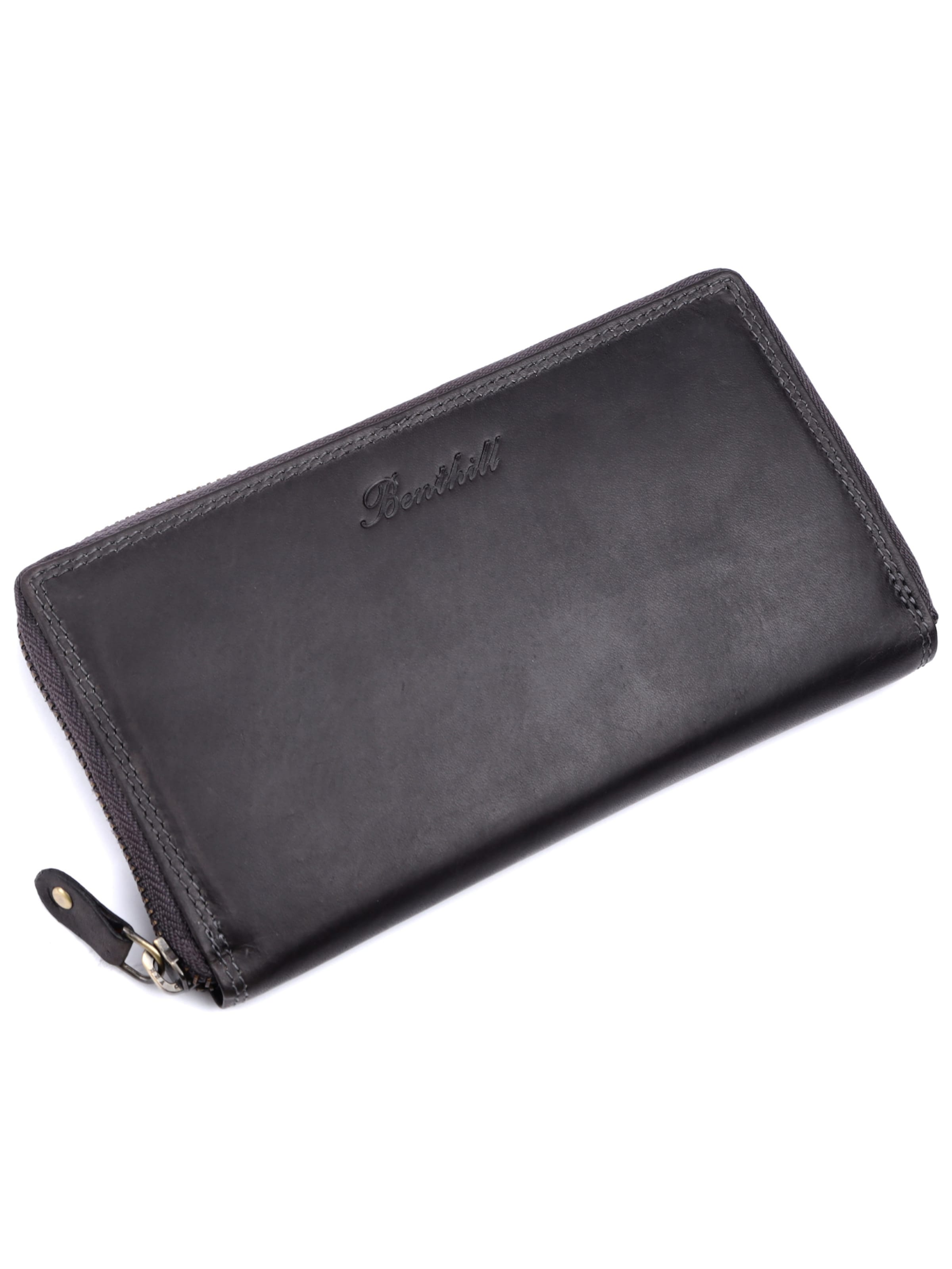 Benthill Wallet in Grey: front