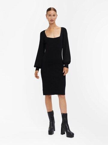 OBJECT Knitted dress 'AGNES' in Black