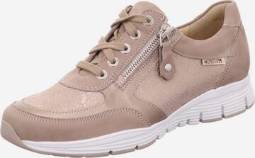 MEPHISTO Athletic Lace-Up Shoes in Pink: front