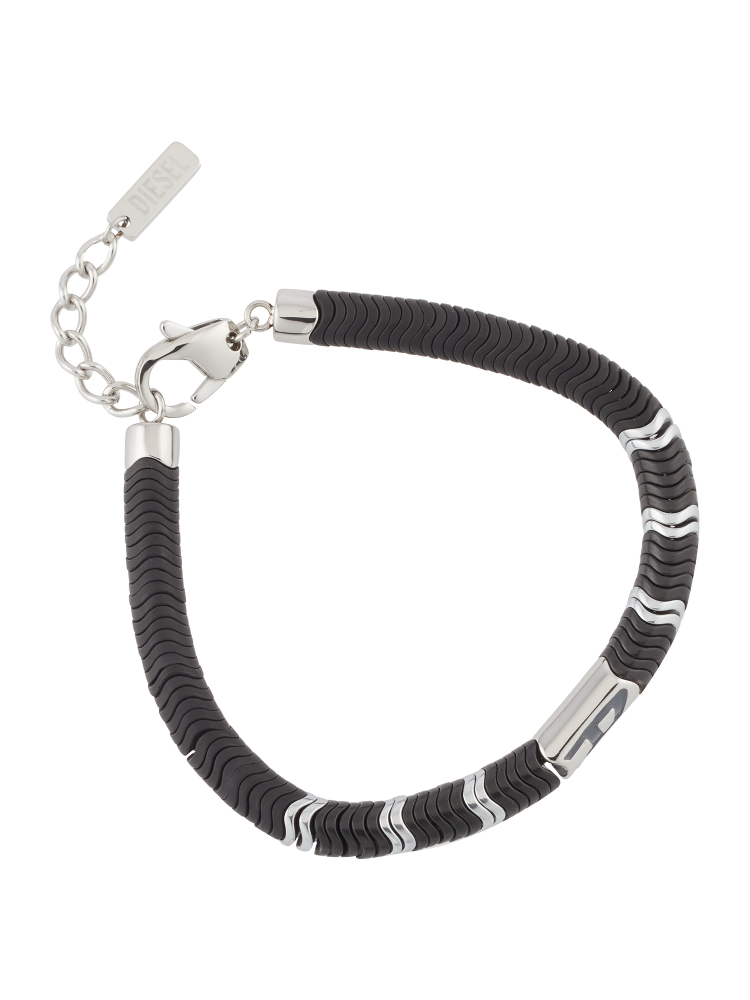 DIESEL Βραχιόλι σε μαύρο