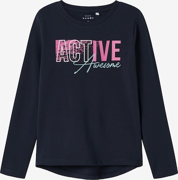 NAME IT Shirt 'NKFVIX' in Blauw: voorkant