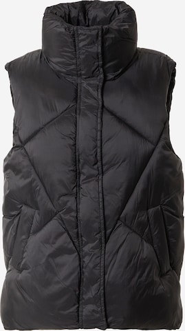 Gilet 'Palma' ONLY en noir : devant