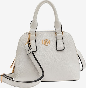 L.CREDI Handbag in White: front