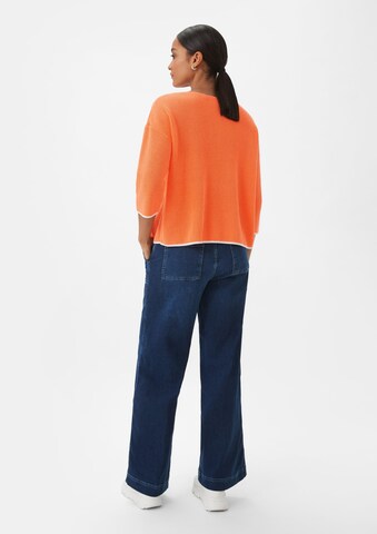 comma casual identity Sweater in Orange: back