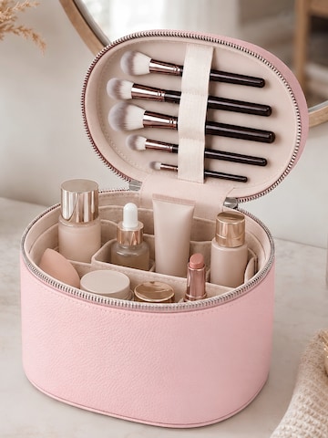 UNIQ Beauty Kozmetická taška 'Noemie Vanity Beauty Case - Bubble Pink' - Ružová