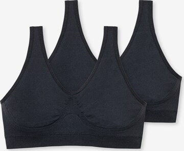 SCHIESSER Bustier Bustier ' Seamless Light ' in Schwarz: predná strana