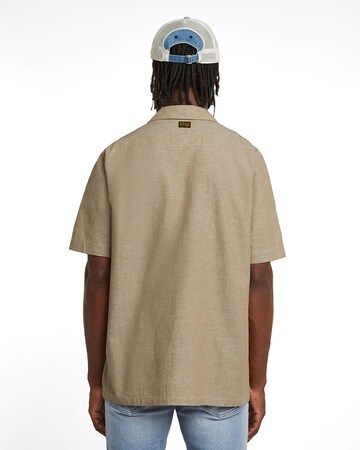 G-STAR Regular fit Button Up Shirt in Beige