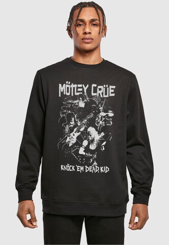 Merchcode Sweatshirt 'Motley Crue - Knock Em Dead' in Black: front
