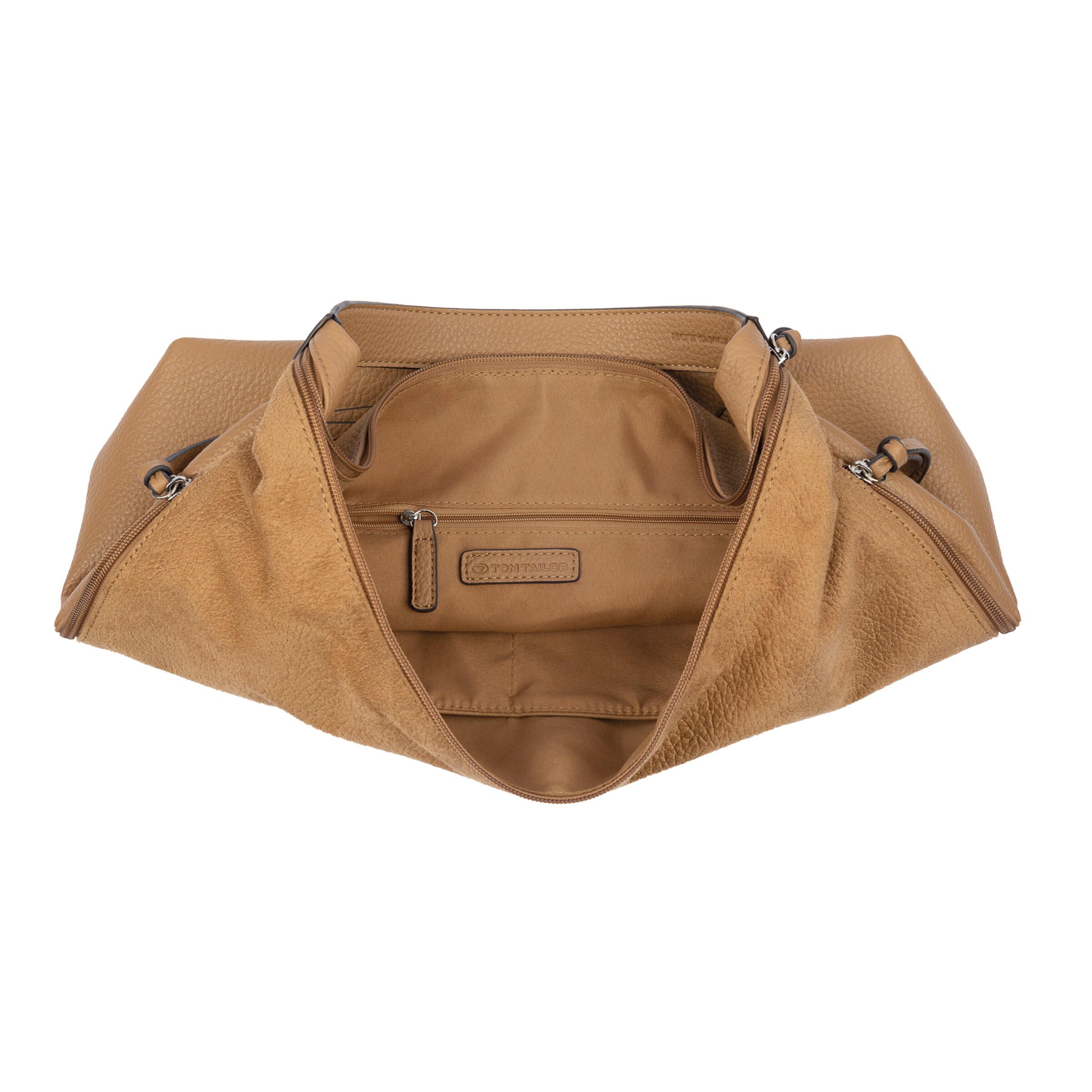 TOM TAILOR Schultertasche in Beige