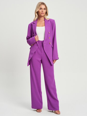 Blazer 'AMBER' Tussah en violet