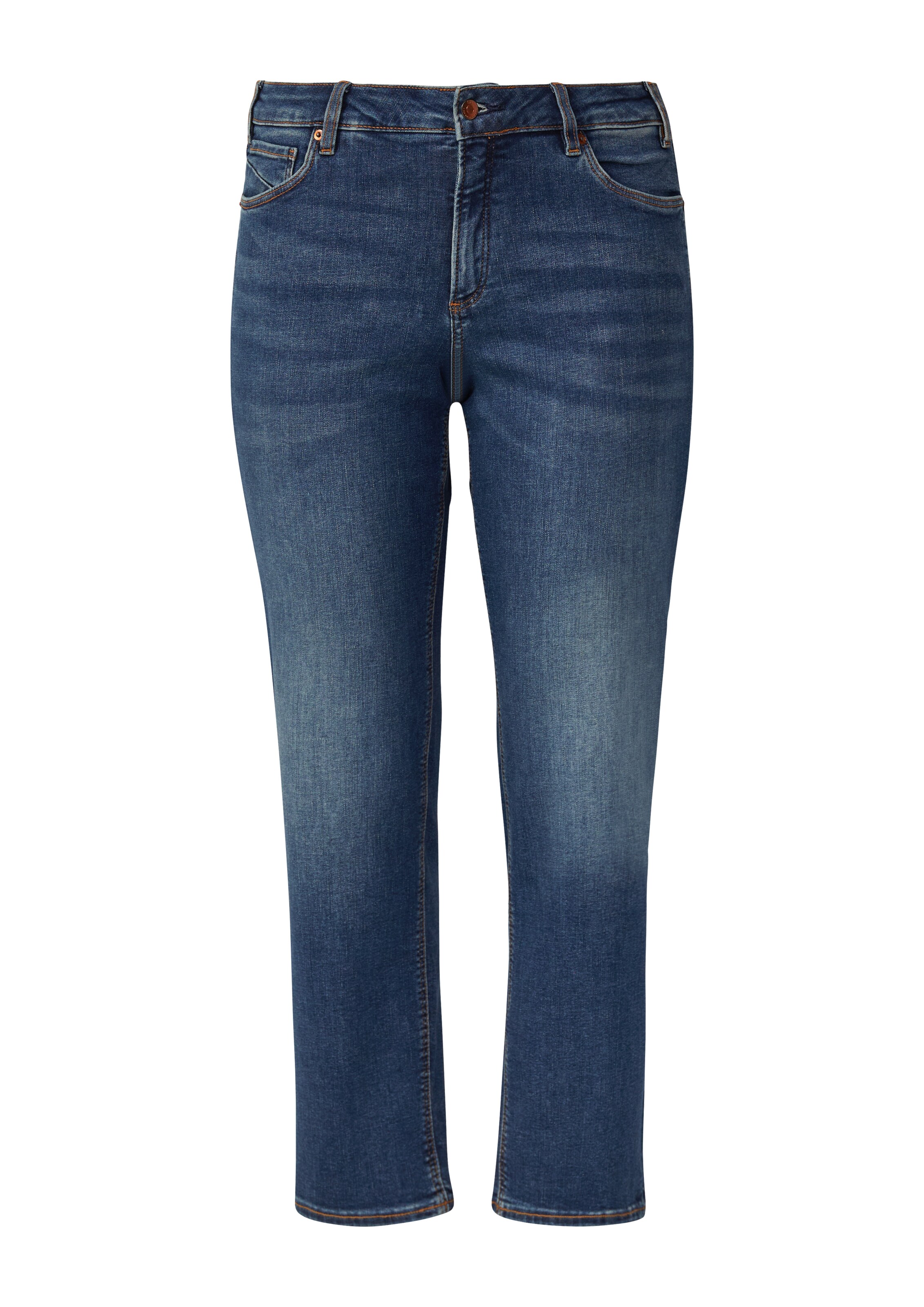 Regular Jean QS en bleu : devant