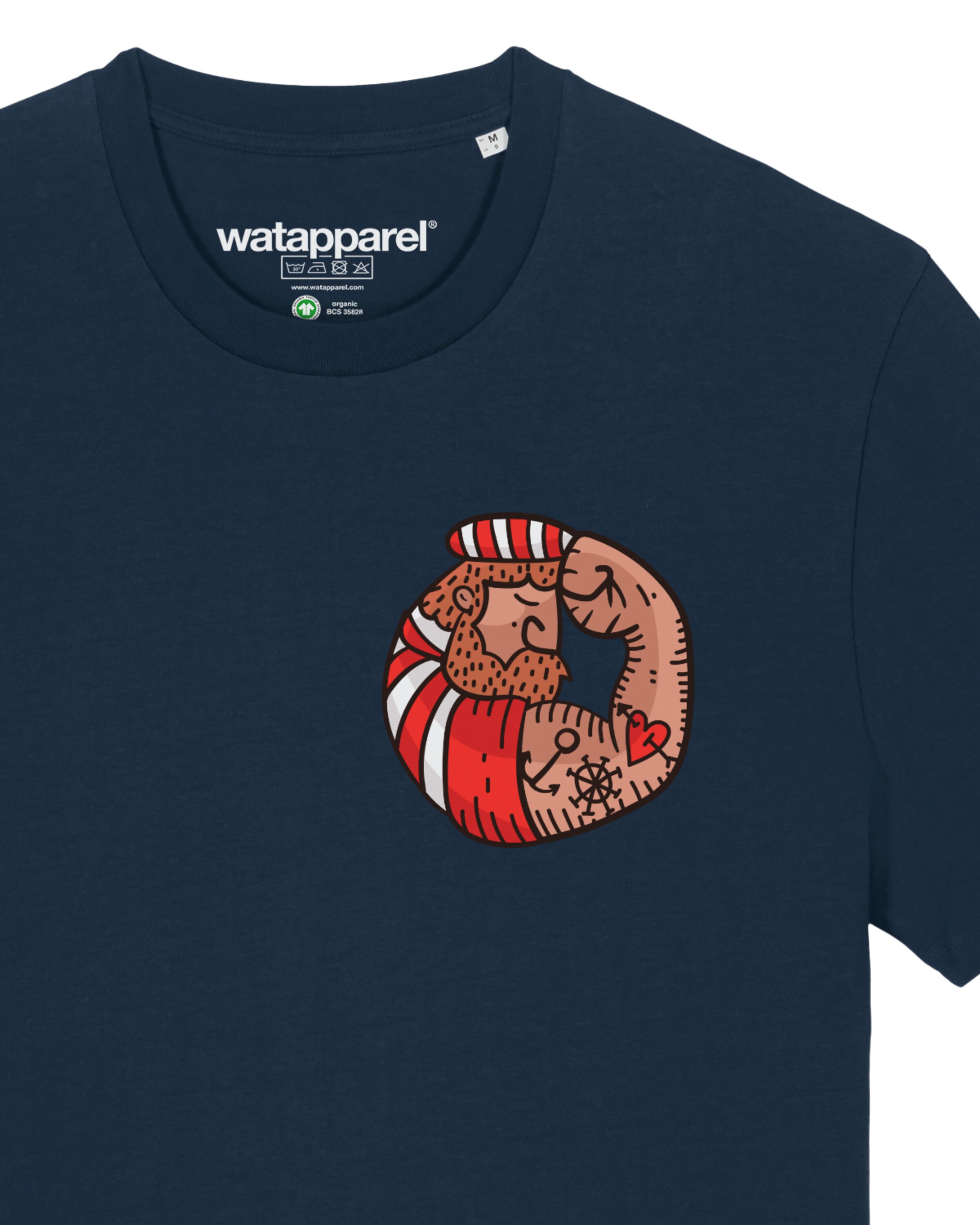 Watapparel Shirt ' Seemann ' in Blauw