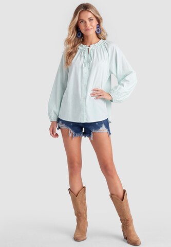 IZIA - Blusa en azul