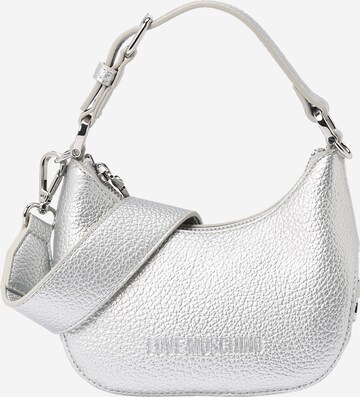 Love Moschino Дамска чанта 'GIANT' в сребърно: отпред