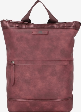 GREENBURRY Backpack 'Hanni' in Red: front