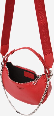 Zadig & Voltaire Schoudertas 'MOONROCK' in Rood