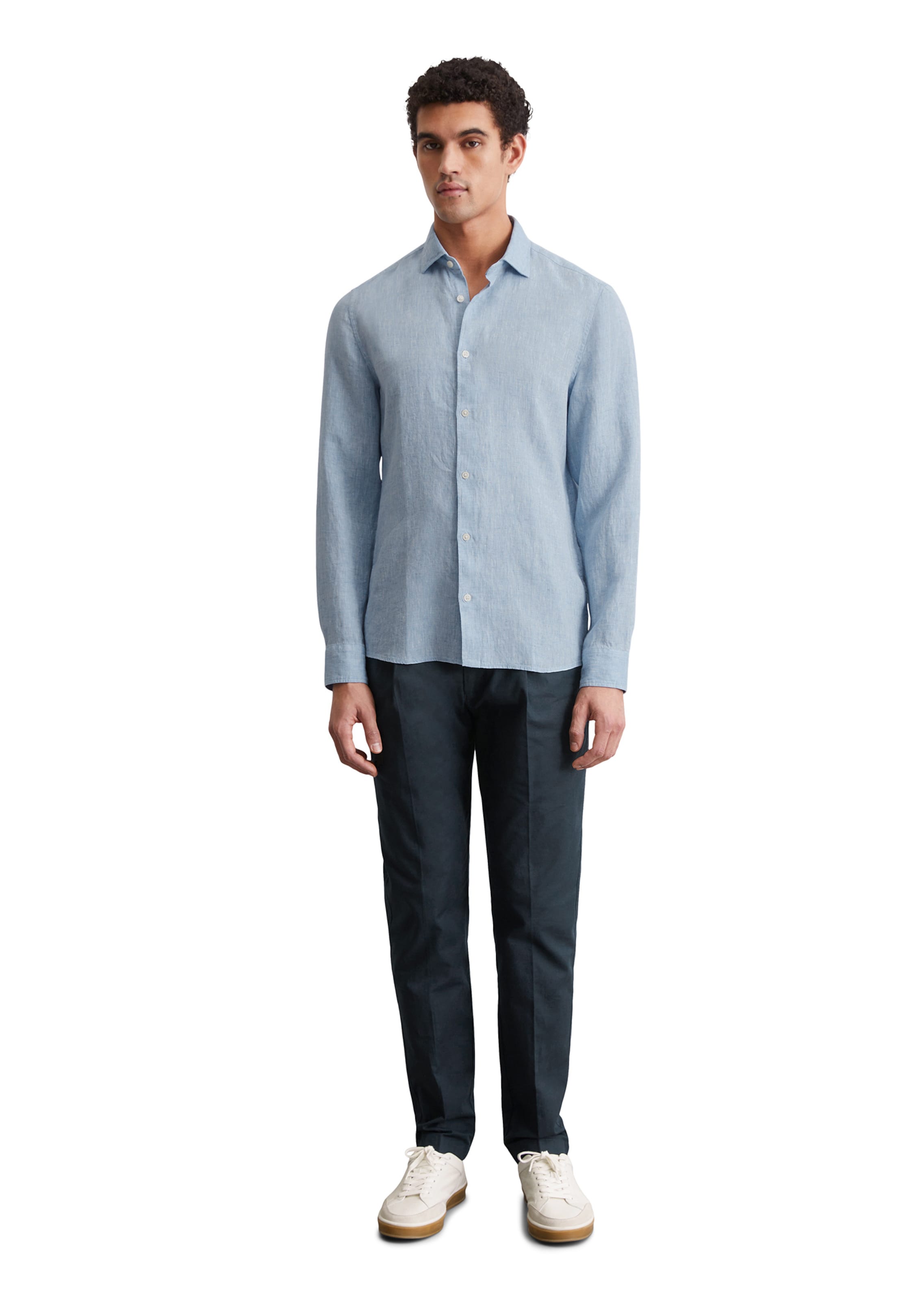 Marc O'Polo Regular fit Button Up Shirt in Blue