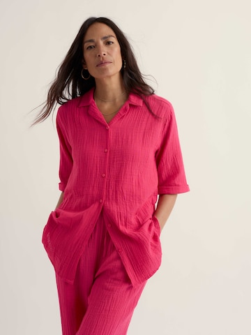 Seasalt Cornwall Bluse 'Still Life' in Pink: Vorderseite