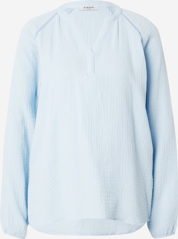 Sublevel Blouse in Blauw: voorkant