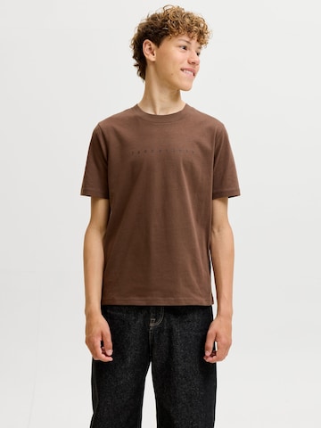 Jack & Jones Junior Shirt 'JJEStar' in Bruin: voorkant