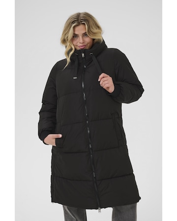 Manteau d’hiver 'KCniki ' KAFFE CURVE en noir : devant