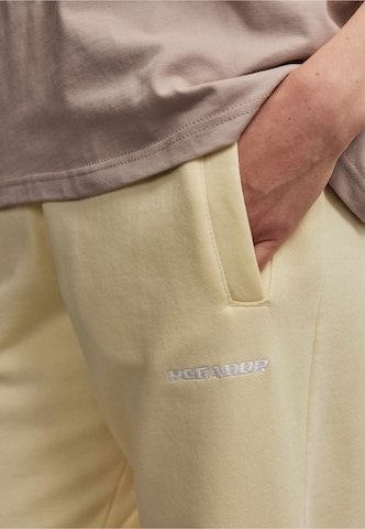 Effilé Pantalon 'Villa' Pegador en jaune